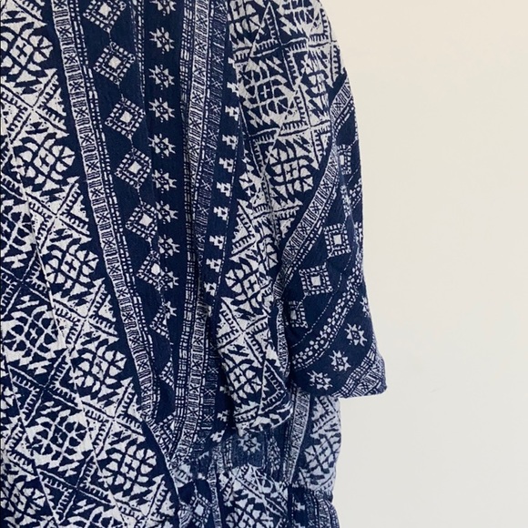 Navy patterned romper - Picture 2 of 2